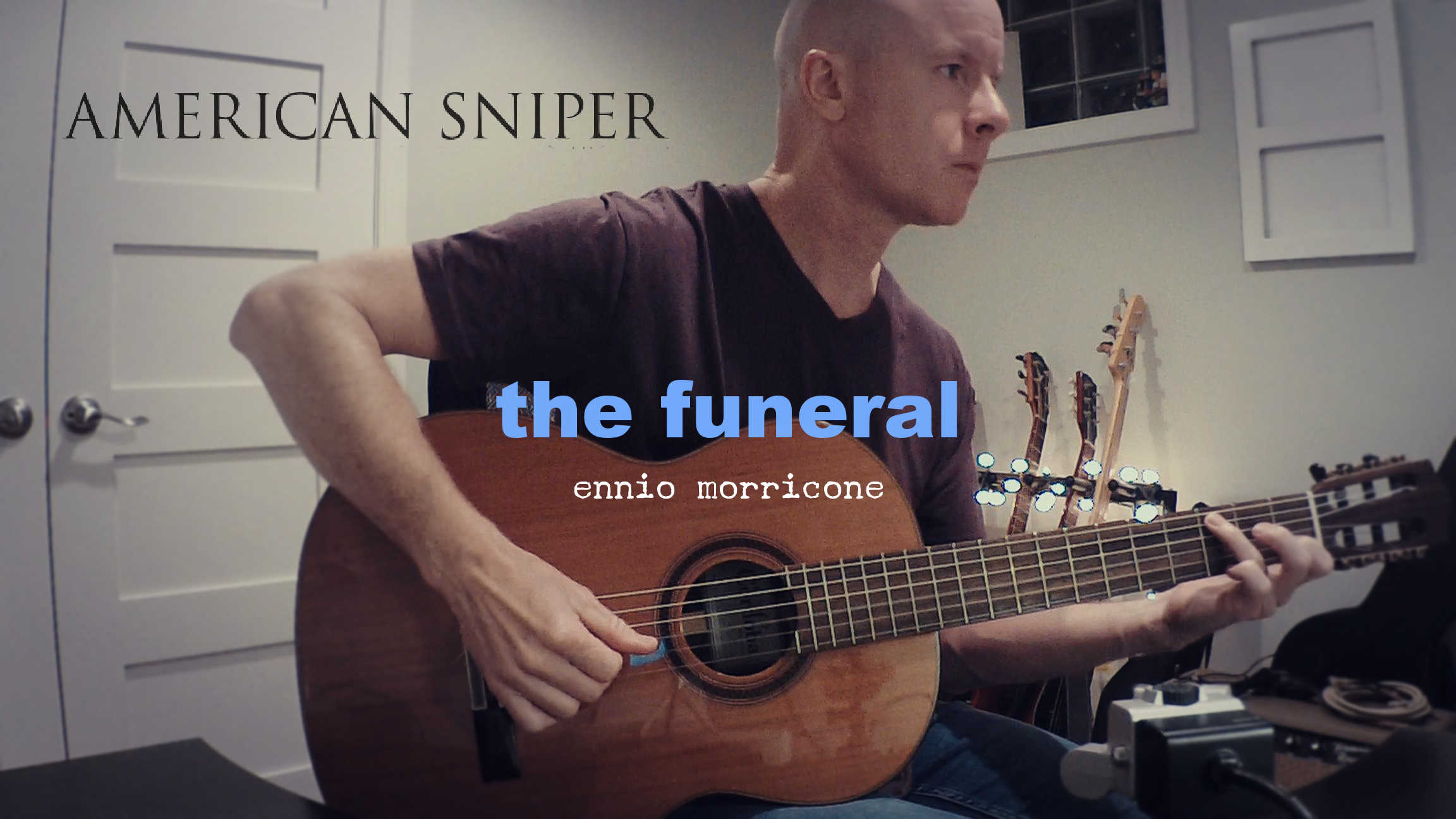 American Sniper: The Funeral (Ennio Morricone) fingerstyle guitar + TAB