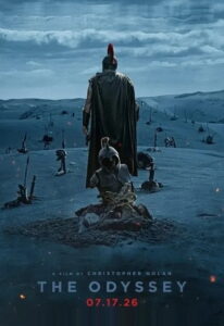 The Odyssey poster, Christopher Nolan